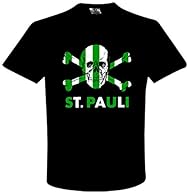 Brand New Item in Original Packaging. St Pauli & Celtic Skull & Crossbones T-Shirt 100% Cotton Full Print on the Front