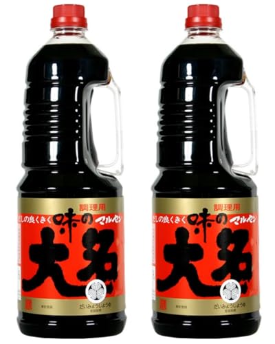 マルセン醤油 味の大名かつお 1.8L x2 業務用サイズ