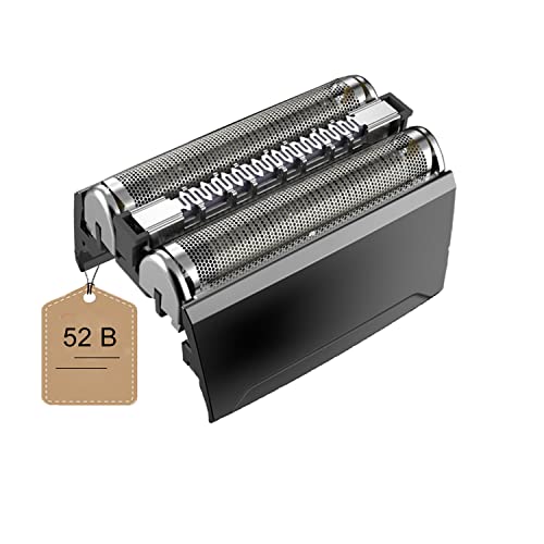 52B Shaver Replacement Foil & Cutter Compatible with BRAUN Series 5 Replacement Head 5020S, 5030S, 5040S, 5050CC, 5090CC, 5748, 5749