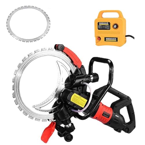 Sierra eléctrica toroidal para hormigón de 16 Pulgadas, 8980 W de Alta Potencia, Profundidad de Corte de 11,4 Pulgadas, para Ranurar Ladrillos Y Hormigón,1 Blade