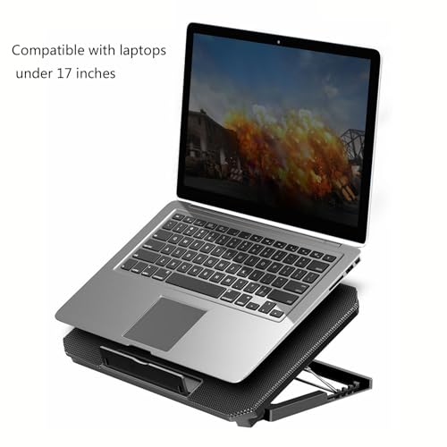 Base Refrigerante para Laptop con Ventiladores Dobles y Puerto USB miniatura 2