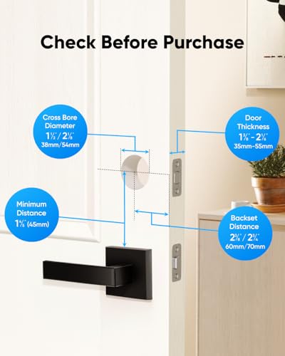 Image of eufy Security Smart Lock C34, Keyless Entry Door Lock with Apple Home Ecosystem, Built-in Wi-Fi Deadbolt for Front Door or Back, Supports Matter, Alexa, Google Home, SmartThings