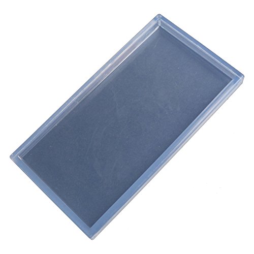 亀島商店 プレート レジンクラフト用 ソフトモールド プレートC 四角 100×50mm 1個入 KAM-REJ-540