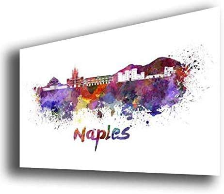 Printerland.it Quadro Moderno NAPOLI Skyline