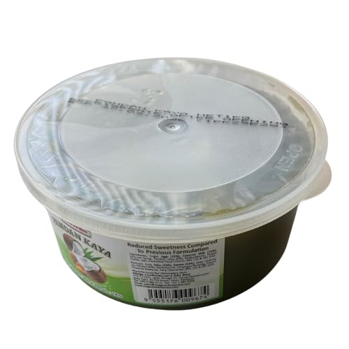 Mermelada Pandan Kaya 1 kg – Masa para untar tradicional asiática – Coconut Jam con leche de coco y Pandan auténtico