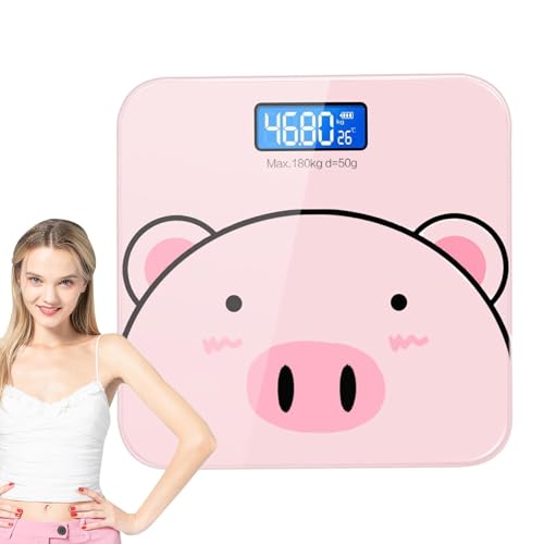 Báscula De Peso Digital: Báscula De Pesaje Precisa, Báscula De Baño Digital Inteligente | Básculas De Baño Electrónicas Con Sensores De Alta Precisión, Báscula Digital Precisa Para Hombres Y Mujeres