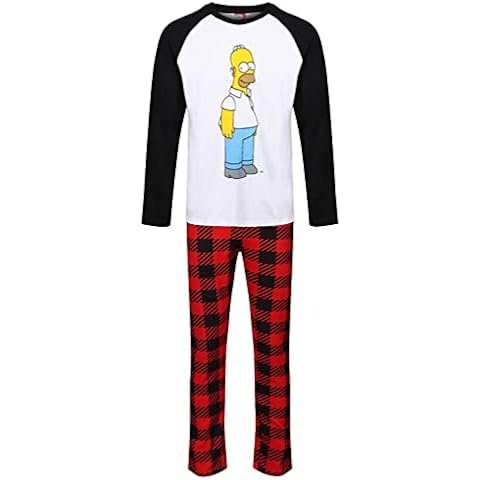 Couple Pyjamas Character Mens Ladies PJ Sets Matching MR & MRS Night WEAR (Mens HS - Large) Cover