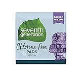 Seventh Generation Ultrathin Pads, Overnight with wings, Free & Clear, 14 count