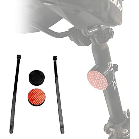 Airtag Bike Mount, Airtag Bicycle Reflector Case, Reflector Light Hidden Mount Protective Case for Airtag, Airtag Bike Mount Holder for Bicycle, Ebike, Scooter Cover