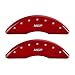 MGP 32002SMGPRD Caliper Covers-Red, Front and Rear: MGP Logo