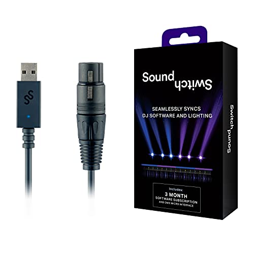 SoundSwitch Micro DMX Interface – Ultrakompaktes USB auf DMX Interface inklusive kostenloser Nutzung der SoundSwitch Software für 3 Monate