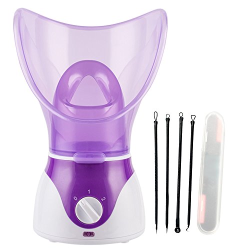 Facial Steamer Sauna Pores with Timer and Extract Blackheads,Rejuvenate and Hydrate Your Skin for Youthful Complexion - Face Steaming Skincare Deep Cleanse SPA