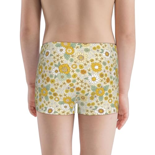 Boys' Cotton Boxer Brief Soft Underwear-Cute Sunflower3