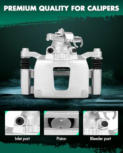 Image of SCITOO Rear Right Brake Caliper With Bracket 18B5398 Compatible For Chrysler Town & Country 2012-2016, For Dodge Grand Caravan 2012-2020, For Ram C /V 2013-2015, For Volkswagen For Routan 2012-2014