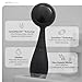 PMD Beauty Clean Pro OB - Smart Facial Cleansing Device with Silicone Brush & Obsidian Gemstone ActiveWarmth Anti-Aging Massager - Waterproof - SonicGlow Vibration - Clear Pores & Blackheads