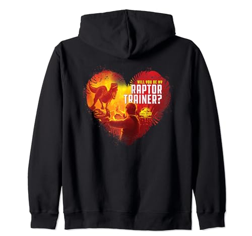 Sweat zippé Jurassic World Raptor Trainer une idée cadeau originale pour ado