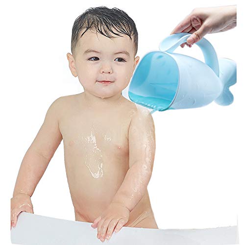 Baby Bath Toys Hair Rinse Pitcher Shampoo Rinser Cup Whale Shape Bath Mug