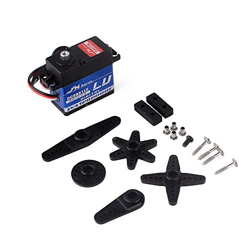 INJORA Waterproof Metal Gear JX DC5821LV 20KG Large Torque Digital Coreless Servo for RC Car Crawler TRX-4 SCX10 D90 RC Boat RC Model