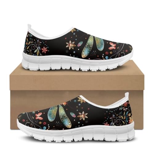 Jeiento Walking Shoes for Women Loafers Casual Shoes DailyShoes Outdoor Breathable Mesh Workout Sneakers Soft Flat Shoes4