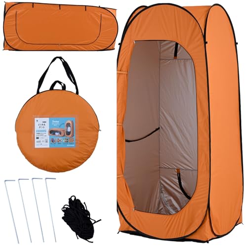 �R�P(YAMAZEN) �e���g �QWAY(�^�e�ł����R�ł��g����) �h�� ���ւ� �g�C�� ���p �ȈՃe���g �܂肽���� �L�����v �X�ߎ� �A�E�g�h�A �h�ЃO�b�Y ���񂽂�ݒu ��90×���s90×����215cm �I�����W YTY�215OR