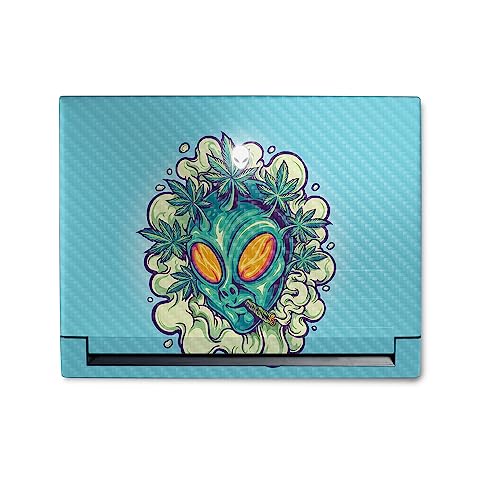 Image of MightySkins Carbon Fiber Skin Compatible With Alienware M18 R1 (2023) Full Wrap Kit - In Outer Space | Protective Durable Textured Carbon Fiber Finish | Easy To Apply & Change Styles | Made in the USA