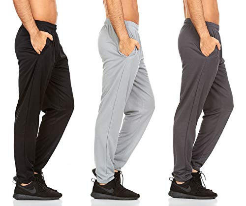 Daresay Active Pants For Men- Quick-Dry Joggers With Two Side Pockets, Athletic, Casual, Active Clothes For Men, 3-Pack. #TOP5