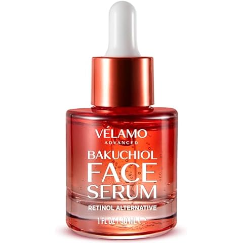 Bakuchiol Retinol Alternative Serum for Face: Rejuvenation Anti Aging Reduces Wrinkles Fine Lines Face Moisturizer Smooths Skin - Pregnancy Safe Cruelty Free Vegan Fragrance Free Paraben Free 1 FL OZ Cover