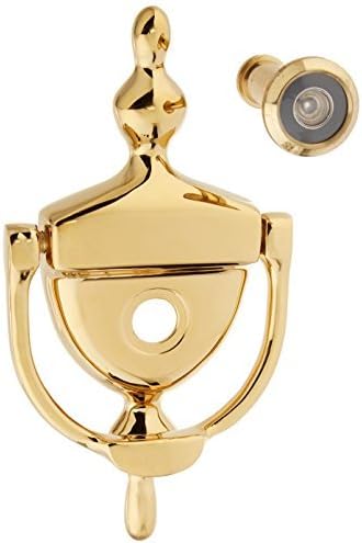 Deltana DKV630CR003 Door Knocker with Viewer 1-3/4-Inch Max Door Thickness by Deltana