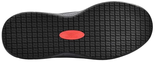 Skechers Men's Summits Colsin Sr Hands Free Slip-Ins Work Shoe, Charcoal/Black, 9.5 M US