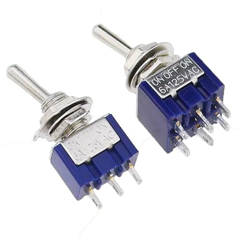 Interrupteur à bascule AC 250V 3A commutateur de position ON-ON MTS-203 pour panneau