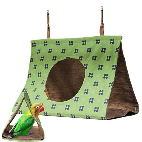Cama para Pájaros En Jaula | Hamaca Tienda para Loros Resistente a Arañazos | Cama Colgante con Montaje Flexible para Periquitos Agapornis Y Ninfas
