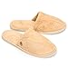 Nicely Neat 12er-Pack Geschlossene Korallenfleece Haus, Spa, Gäste und Reise Hausschuhe/Slipper - Large (Woodland)
