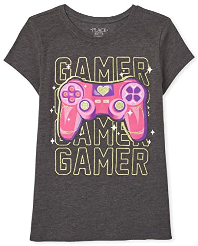 The Children's Place girls Assorted Everyday Short Sleeve Graphic T-shirts