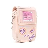 GeekShare Pink Game Girl Crossbody Bag Backpacks Bag Purse with DIY Card Slot For Women, Convenient, Fashion & Light weight