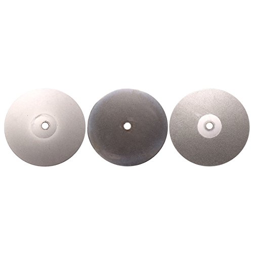RanDal 3Pcs 6 Pulgadas 240 600 3000 Grano Diamante Rueda Diamante Recubierto Diamante Esmerilado Disco De Rectificación De La Rueda