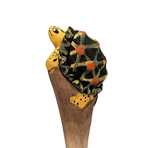 Ornerx Wooden Animal Handy Carving Ballpoint Pen Turtle 1Pc #TOP2
