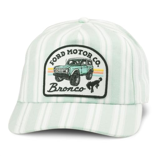 Image of AMERICAN NEEDLE Ford Bronco Patch Unisex Adjustable Snapback Baseball Hat