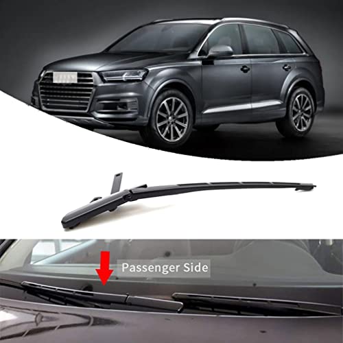 Front Right Passenger Side Windshield Wiper Arm 4L1955408B1P9; & 2 Wipers Blade Set Pinch Tab 26"/26" & Rear Wiper Arm Blade, Replacement For Audi Q7 2006-2016 Add All Three To Cart Excellent Value. #TOP1