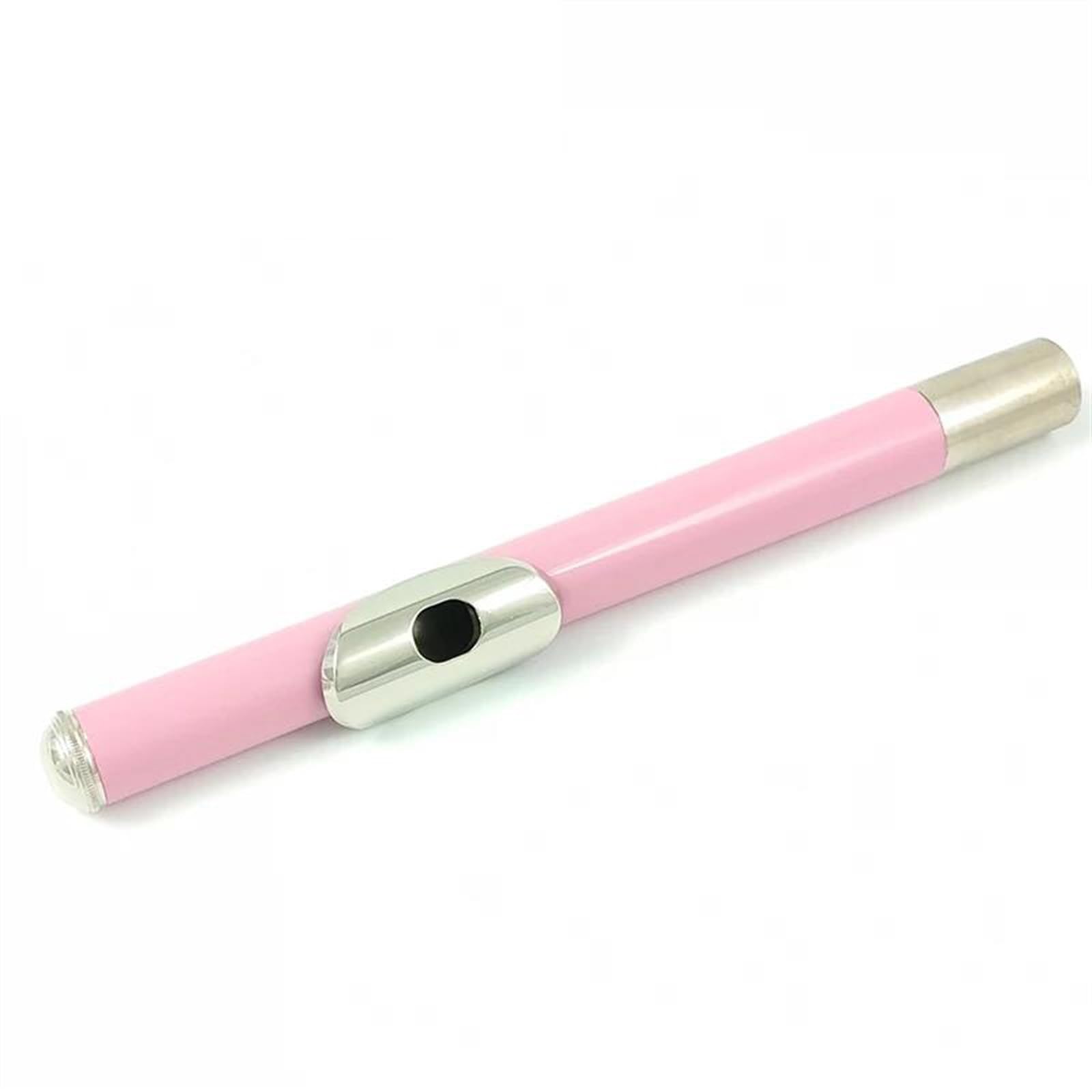 Flauta Travesera Classic Flauta Bañada En Níquel Rosa Con Llave E 16 Orificios Cerrados Llaves C Instrumento Bañado En Cuproníquel