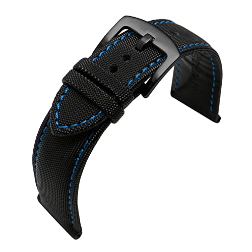 Bracelet de montre nylon 22mm finition soignée pour Master AT150 et Speed