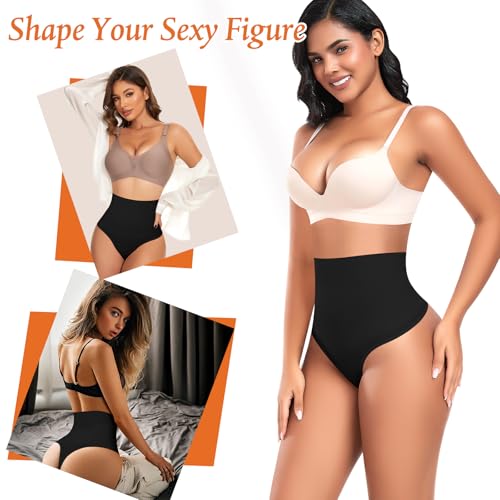 Image of Womens Thong Shapewear Mid to High Waisted Shaper Thong WN0017