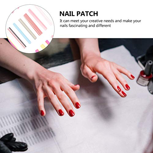 PIXNOR 50 Peças de Unha Art Fatias Natal Floco de Neve Papai Noel Ãrvore de Natal Nail Art Fimo 3D U