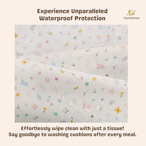 Image of Waterproof & Compatible Stokke Tripp Trapp Cushion Set - Easy to Clean - Made Fabric from Korea - 100% Cotton Stokke Tripp Trapp High Chair Cushion Set