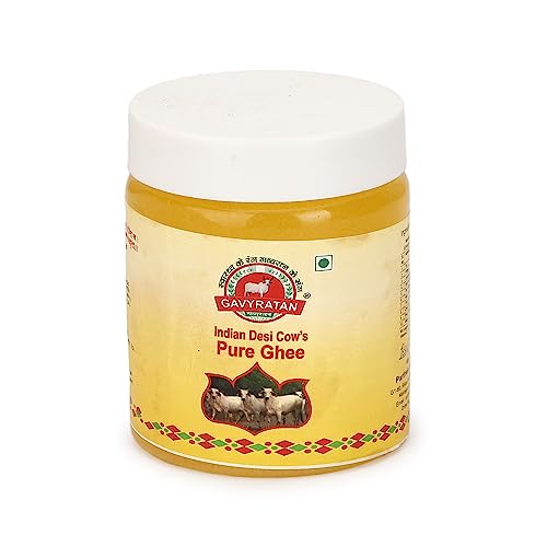 Image of Gavyratan Pathmeda A2 Desi Cow Bilona Ghee - Natural Flavour, Bi-Directionally Churned, Traditional Vedic Process, High Smoke Point, Made by Rural Communities (80ML)