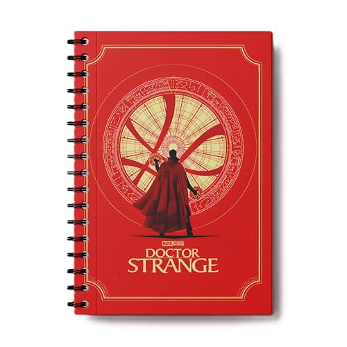 Image of Doctor Strange Marvel Wiro Journal Notebook | 80 gsm Paper With 350GSM Hard Cover | Unruled | Pages - 160 | A5 Size | Wiro Binding | Versatile for School, Home & Office