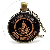 Lot Divergent, Dauntless Flames 'Faction ，Dance Recital Necklace - Religious Jewelry