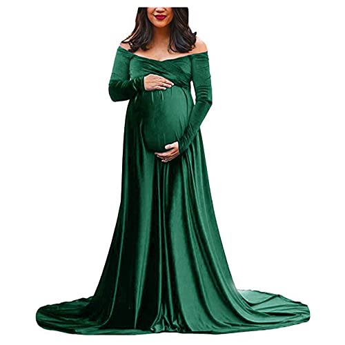 Robe de maternité en velours pour photoshoot : sublimez vos formes sans sacrifier votre confort
