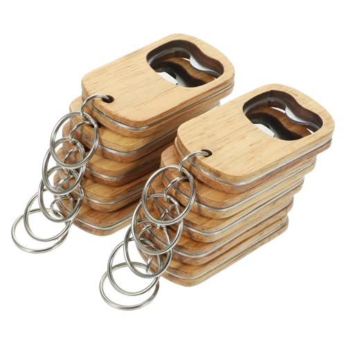 Décapsuleur porte-clés bois lot de 10 pour ne plus jamais chercher son ouvre-bouteille