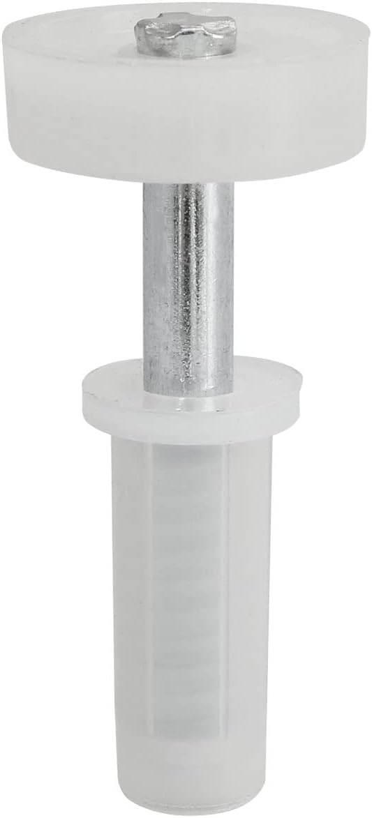 Kit de 8 piezas de herrajes para puertas plegables: ruedas guía superior de 7/8 pulgadas miniatura 2