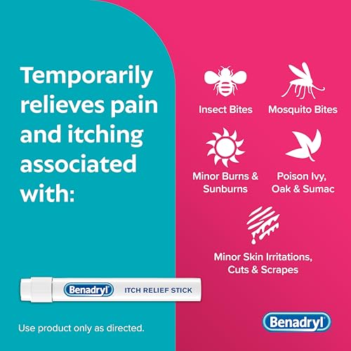 Benadryl Extra Strength Itch Relief Stick, Topical Analgesic, 0.47 fl. oz - image 3